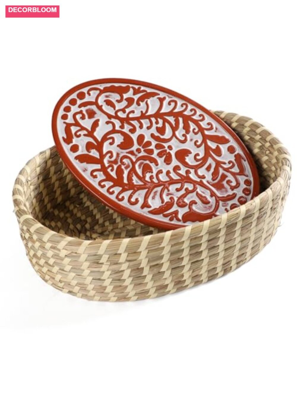 Terracotta Bread Warmer Basket with Stone, Sourdough Gift